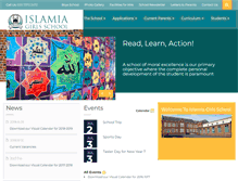 Tablet Screenshot of islamiaschools.com